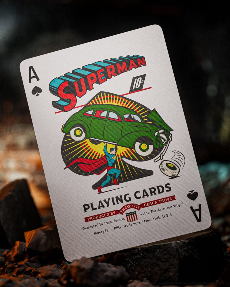 Superman premium kortstokk – The Man of Steel