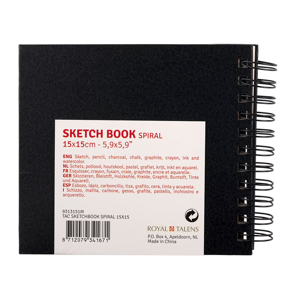 Art Creation Skissebok spiral 110g - 15x15cm
