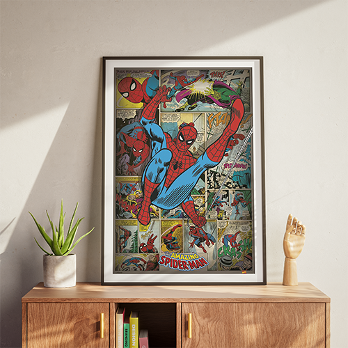 Spider-Man plakat – retro