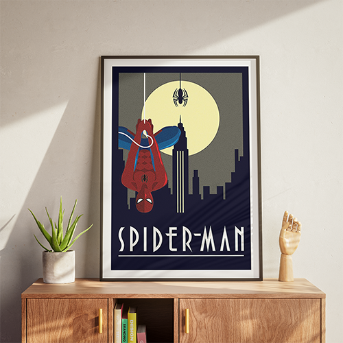 Spider-Man plakat – spider-man hanging