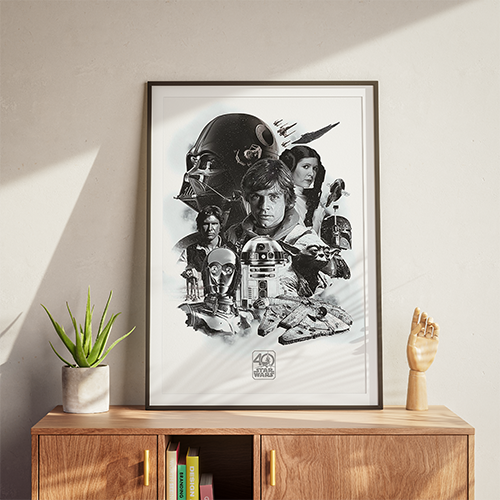 Star Wars plakat – montage