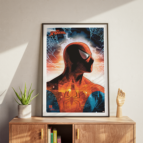 Spider-Man plakat – protector of the city