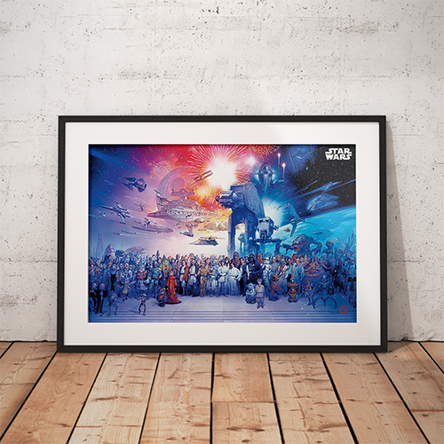 Star Wars plakat – universe