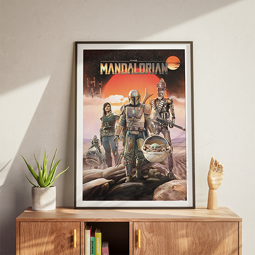 Star Wars plakat – group