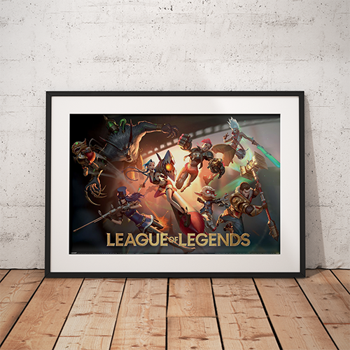 League of Legends plakat – riot