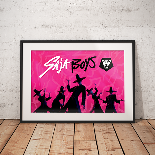 K‑Pop Demon Hunters plakat – idol