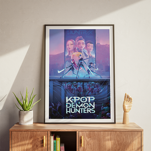 K‑Pop Demon Hunters plakat – key art