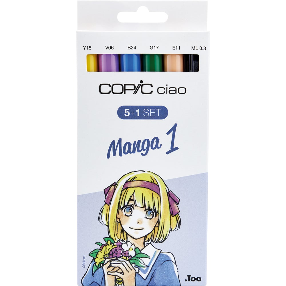Copic Marker Ciao 5+1 Sett - Manga 1