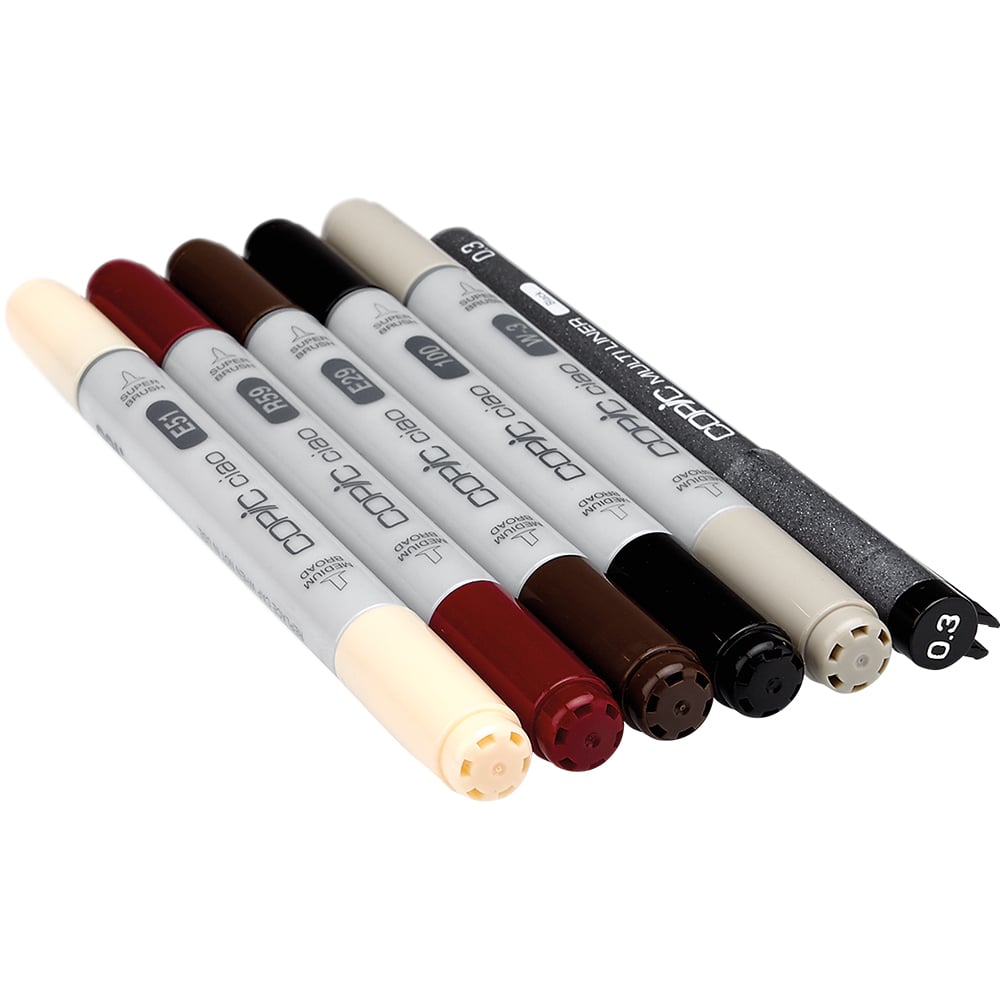 Copic Marker Ciao 5+1 Sett - Manga 5