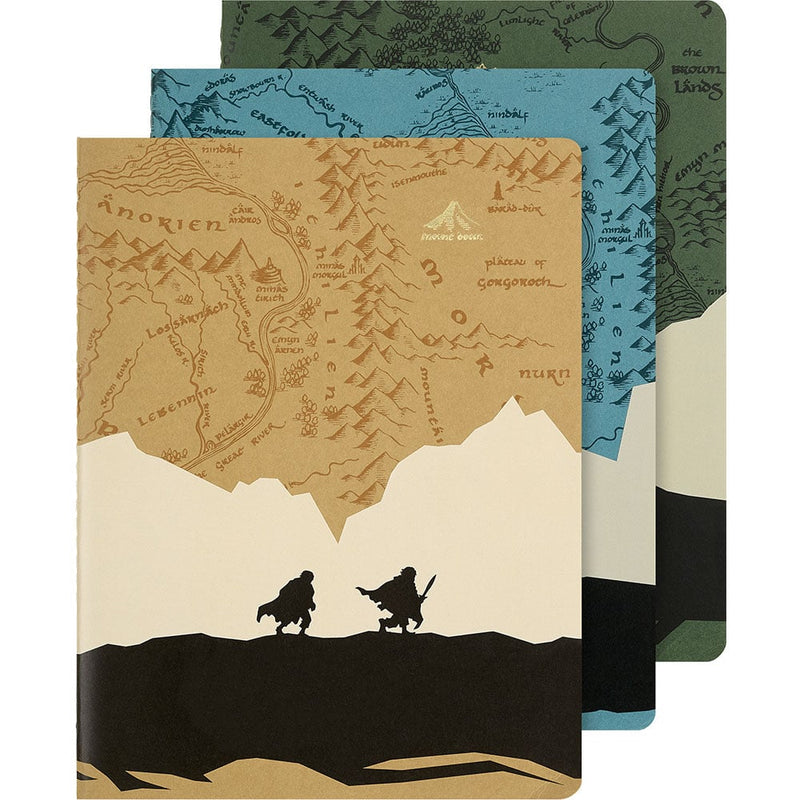 Ringenes Herre – Cahier Journal XL Linjert (sett med 3) – Moleskine notatbok