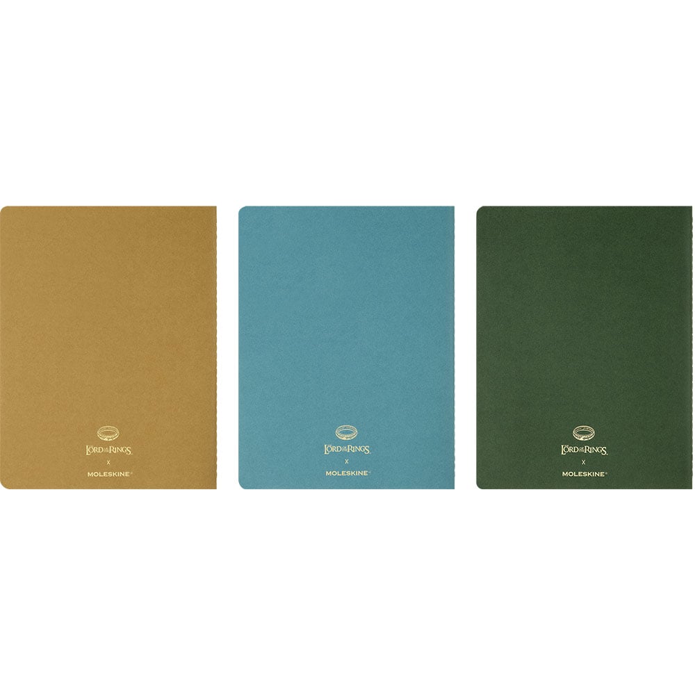 Ringenes Herre – Cahier Journal XL Linjert (sett med 3) – Moleskine notatbok