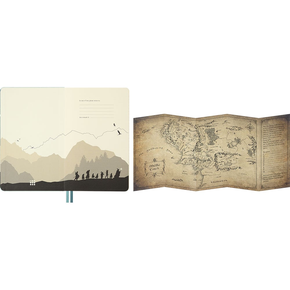 Aragorn – Linjert – Moleskine notatbok (Ringenes Herre)