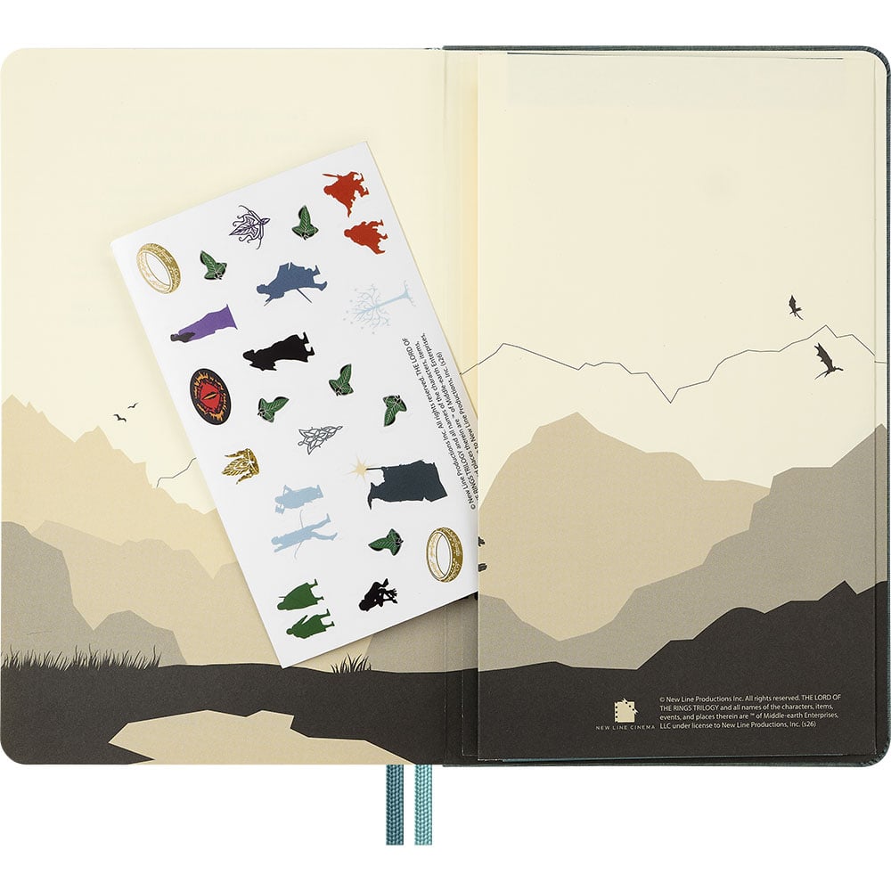 Aragorn – Linjert – Moleskine notatbok (Ringenes Herre)
