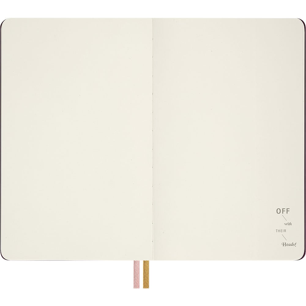Hjertenes Dronning – Ulinjert – Moleskine notatbok (Alice i Eventyrland)