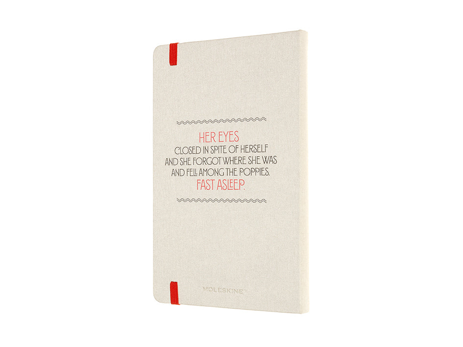 The Deadly Poppy Field – Linjert – Moleskine notatbok (Trollmannen fra Oz)
