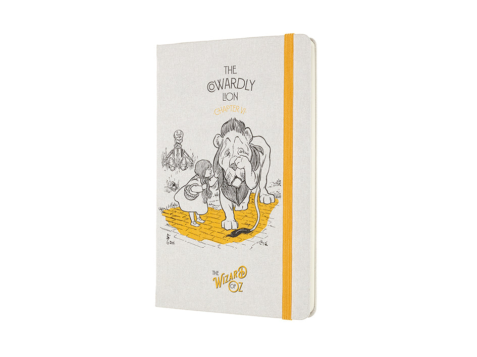 The Cowardly Lion – Ulinjert – Moleskine notatbok (Trollmannen fra Oz)