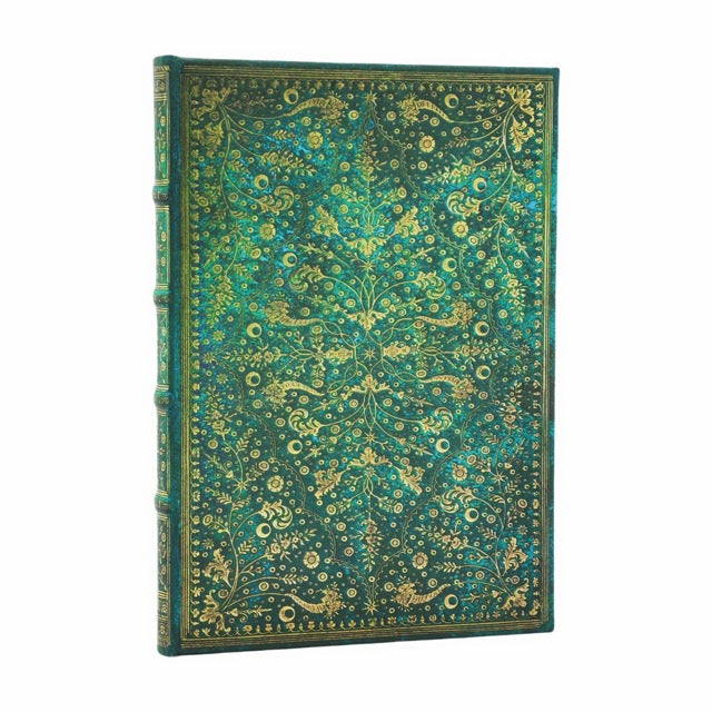Emerald Flower - Midi Paperblanks notatbok (Linjert)