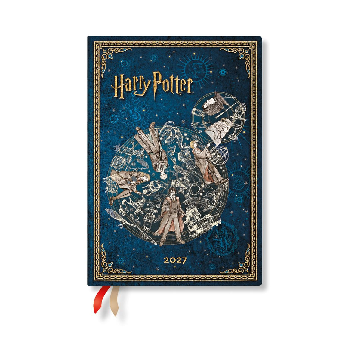 2027 Legends of Hogwarts ukesplanlegger Midi, motivet flatt