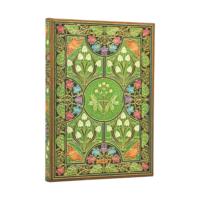 2027 Poetry in Bloom – Ukesplanlegger Midi – Paperblanks, forside