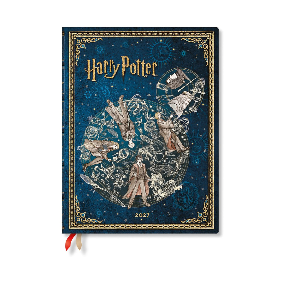 2027 Legends of Hogwarts ukesplanlegger Ultra, motivet flatt