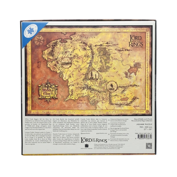 Map of Middle-earth – Paperblanks puslespill 1000 brikker