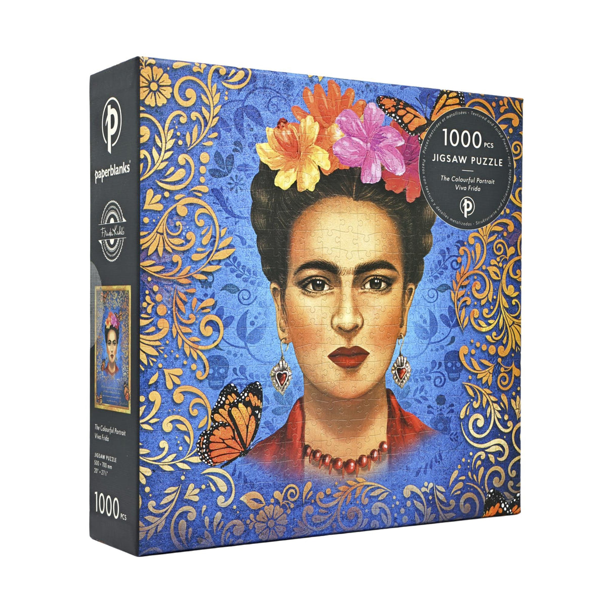 Viva Frida puslespill, eske sett forfra