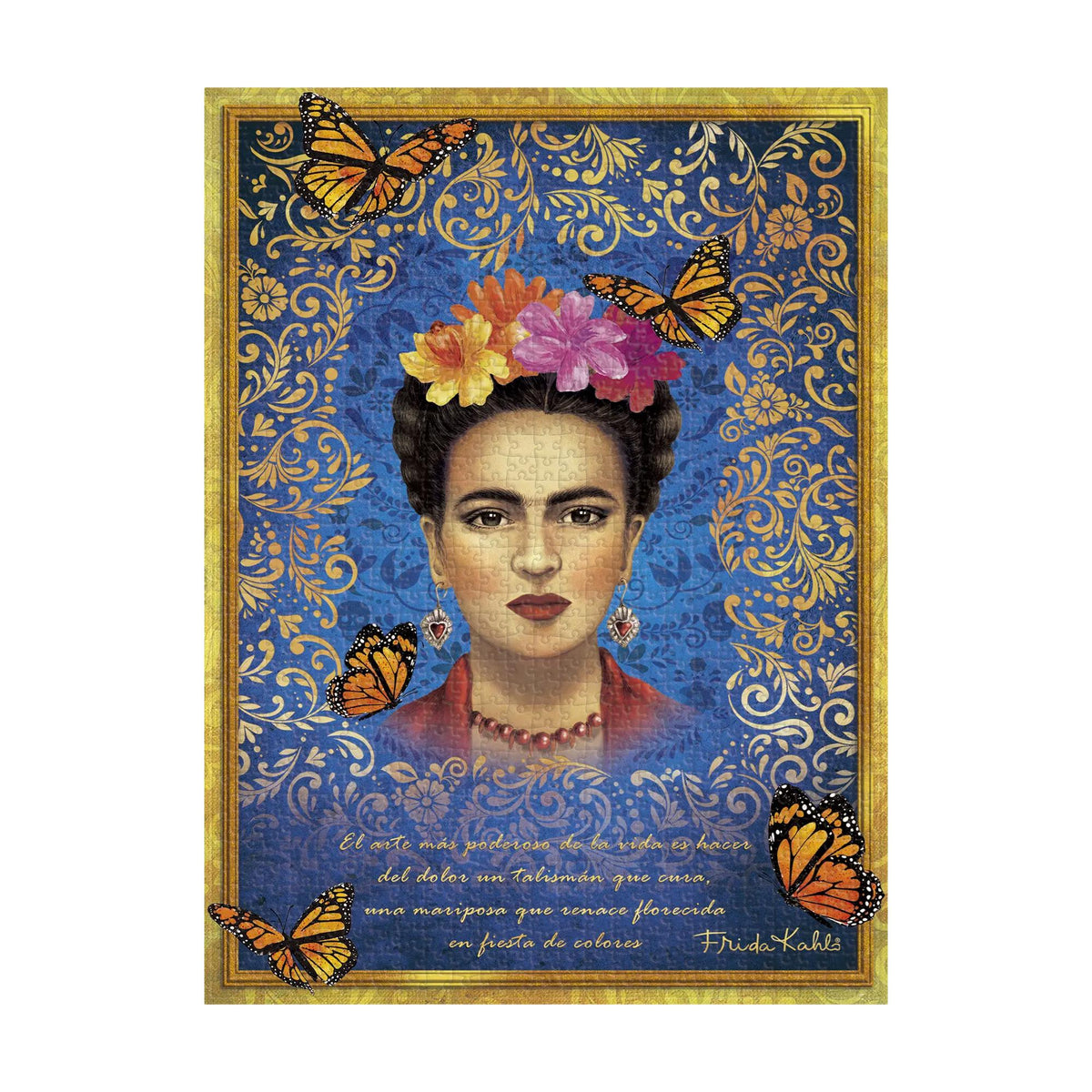 Viva Frida puslespill, brikkene