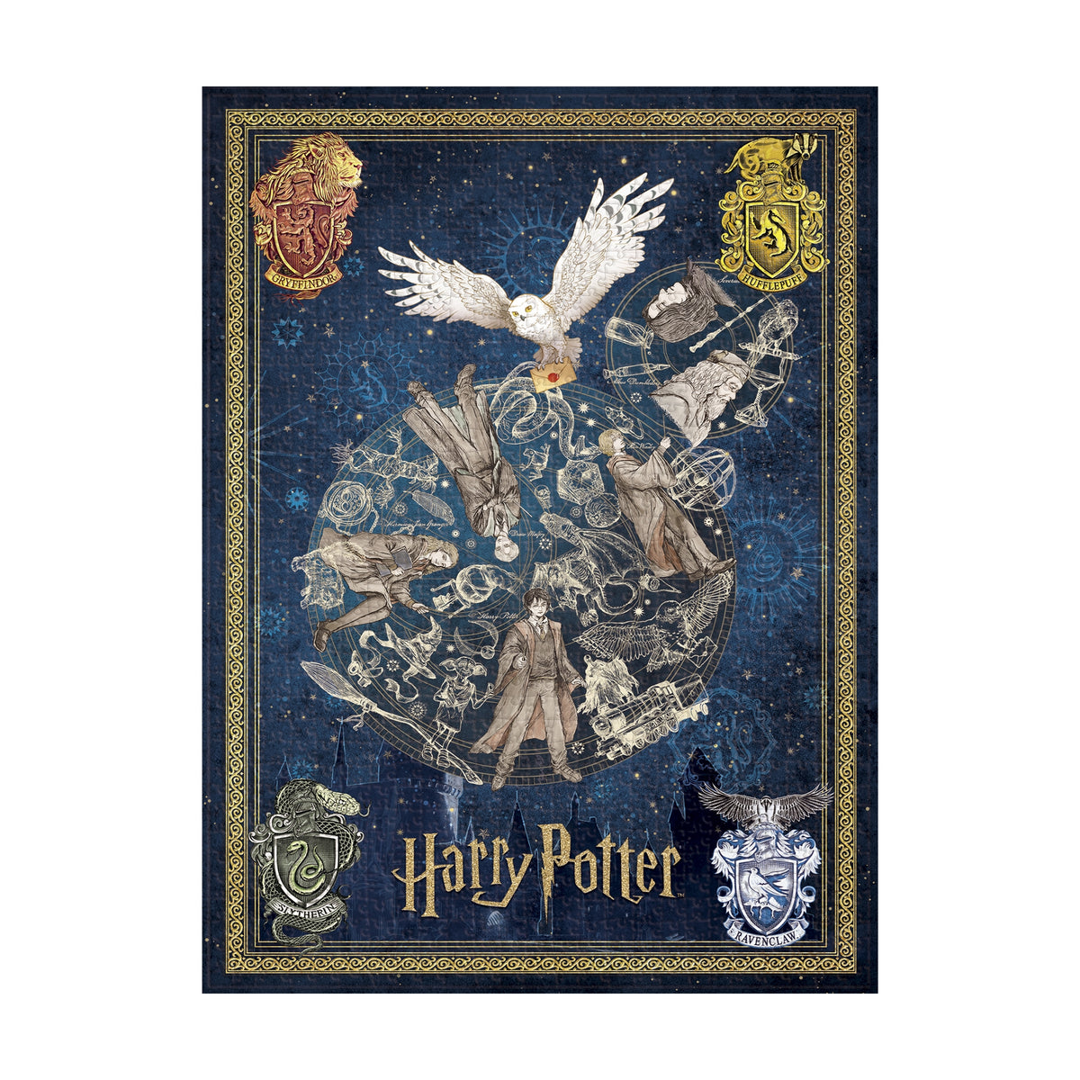 Legends of Hogwarts puslespill, motivet ferdig lagt