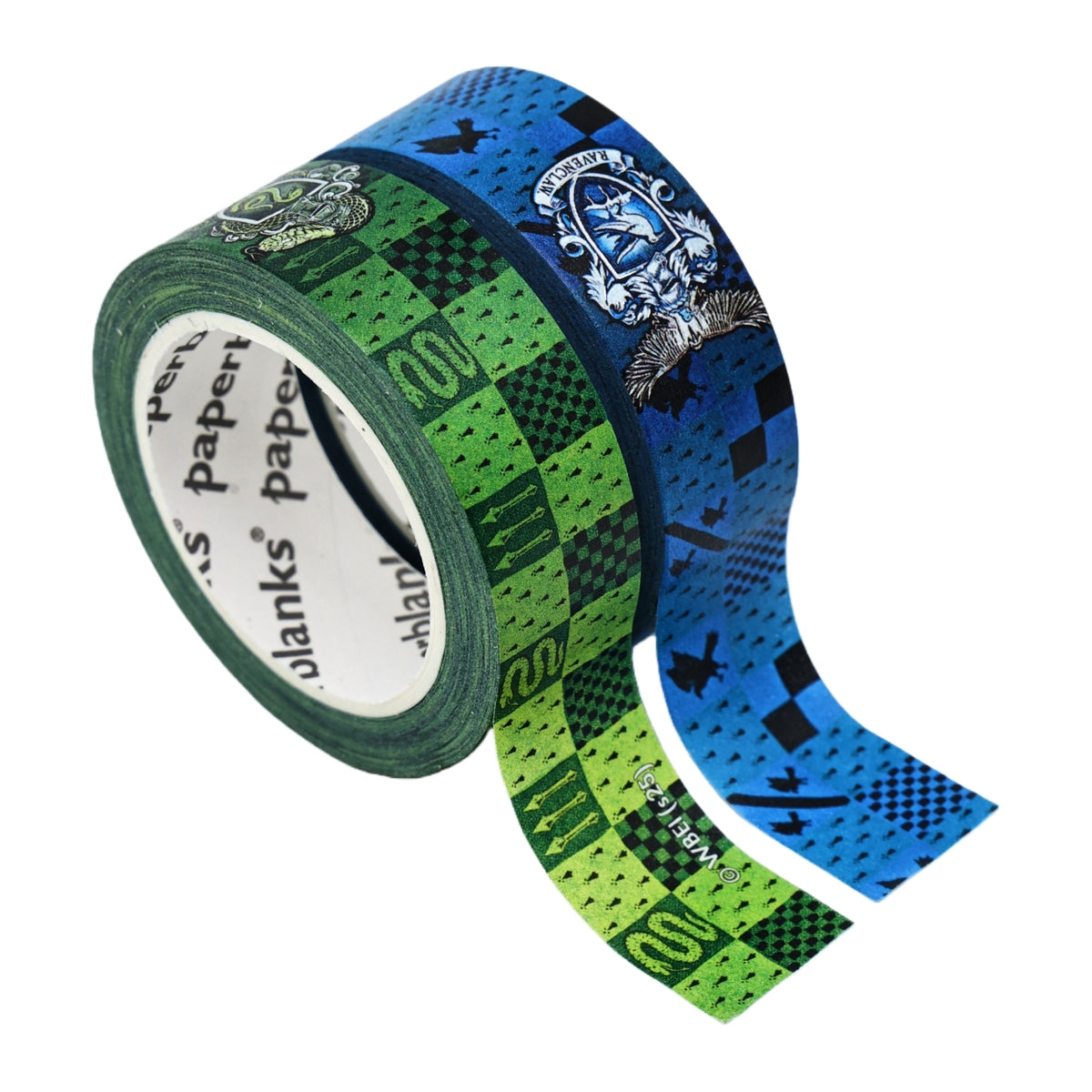 Ravenclaw og Slytherin washi-teip, sett forfra