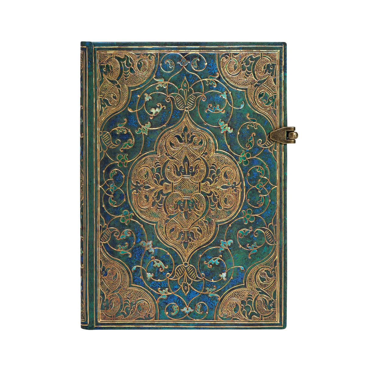 Turquoise Chronicles Midi notatbok, sett forfra