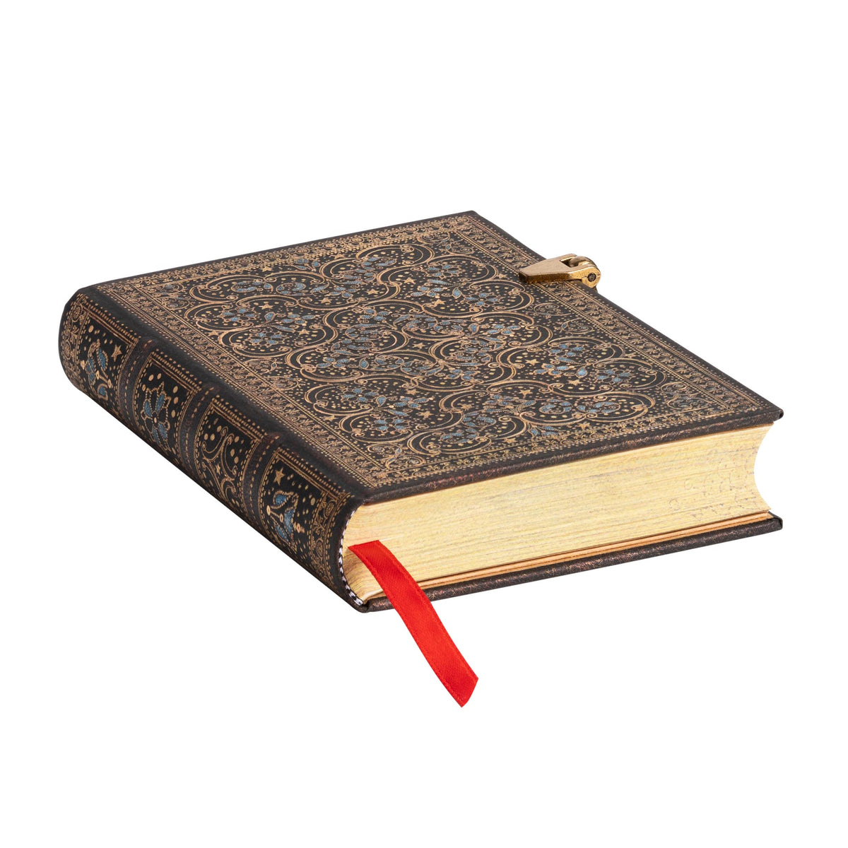 Restoration Mini notatbok, rygg og sidesnitt