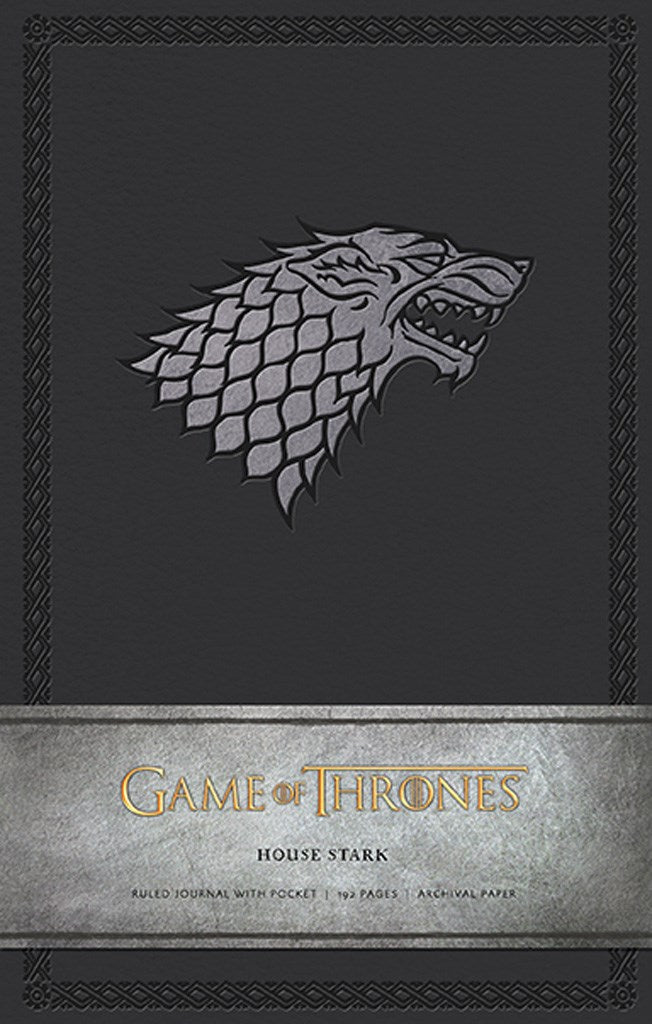 Game of Thrones: House Stark Hardcover Ruled Journal (Stor)