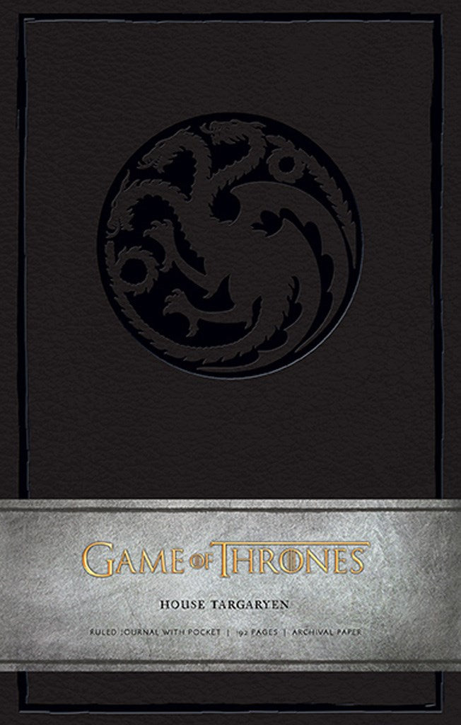 Game of Thrones: House Targaryen Hardcover Ruled Journal (Stor)