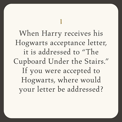 Harry Potter: Conversation Cards