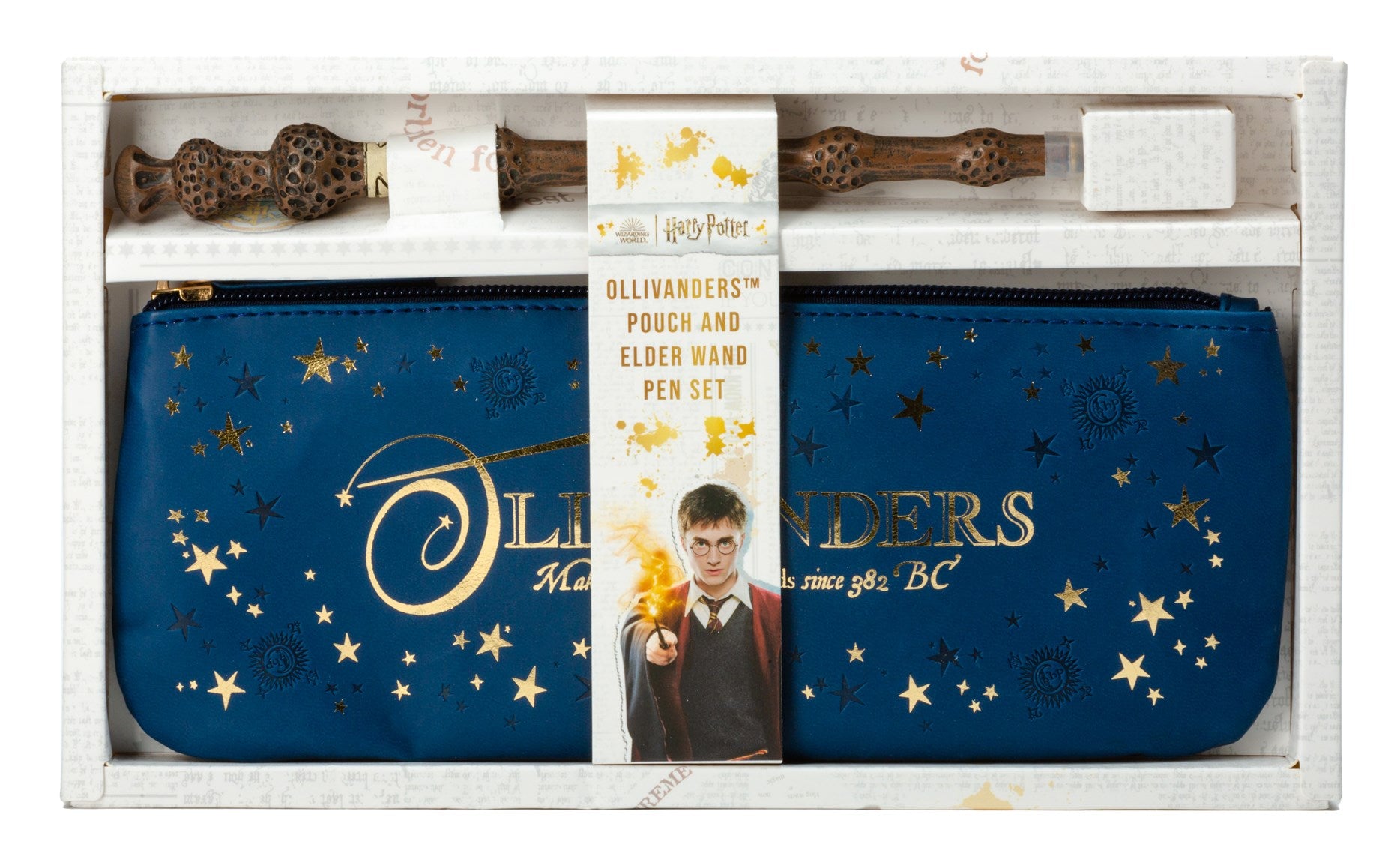 Harry Potter: Ollivanders Pouch and Elder Wand Pen Set