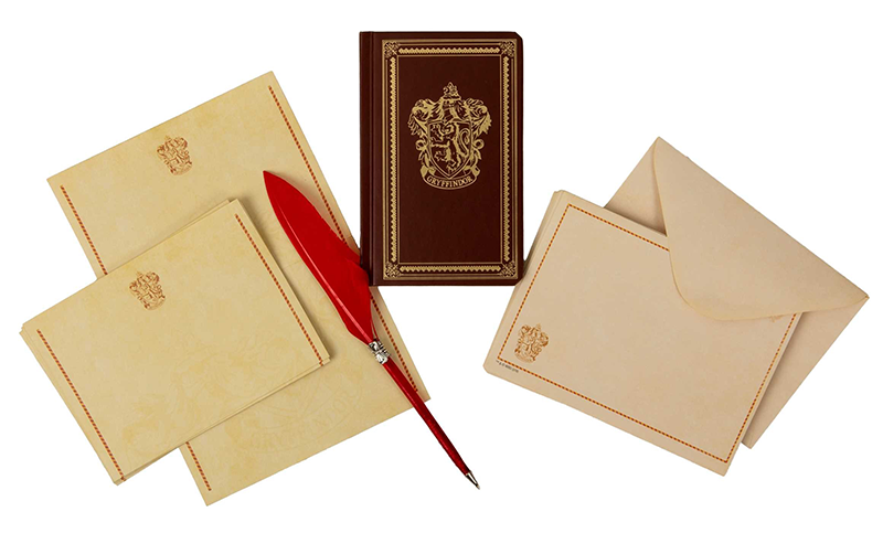 Harry Potter: Gryffindor Desktop Stationery Set (Med penn)