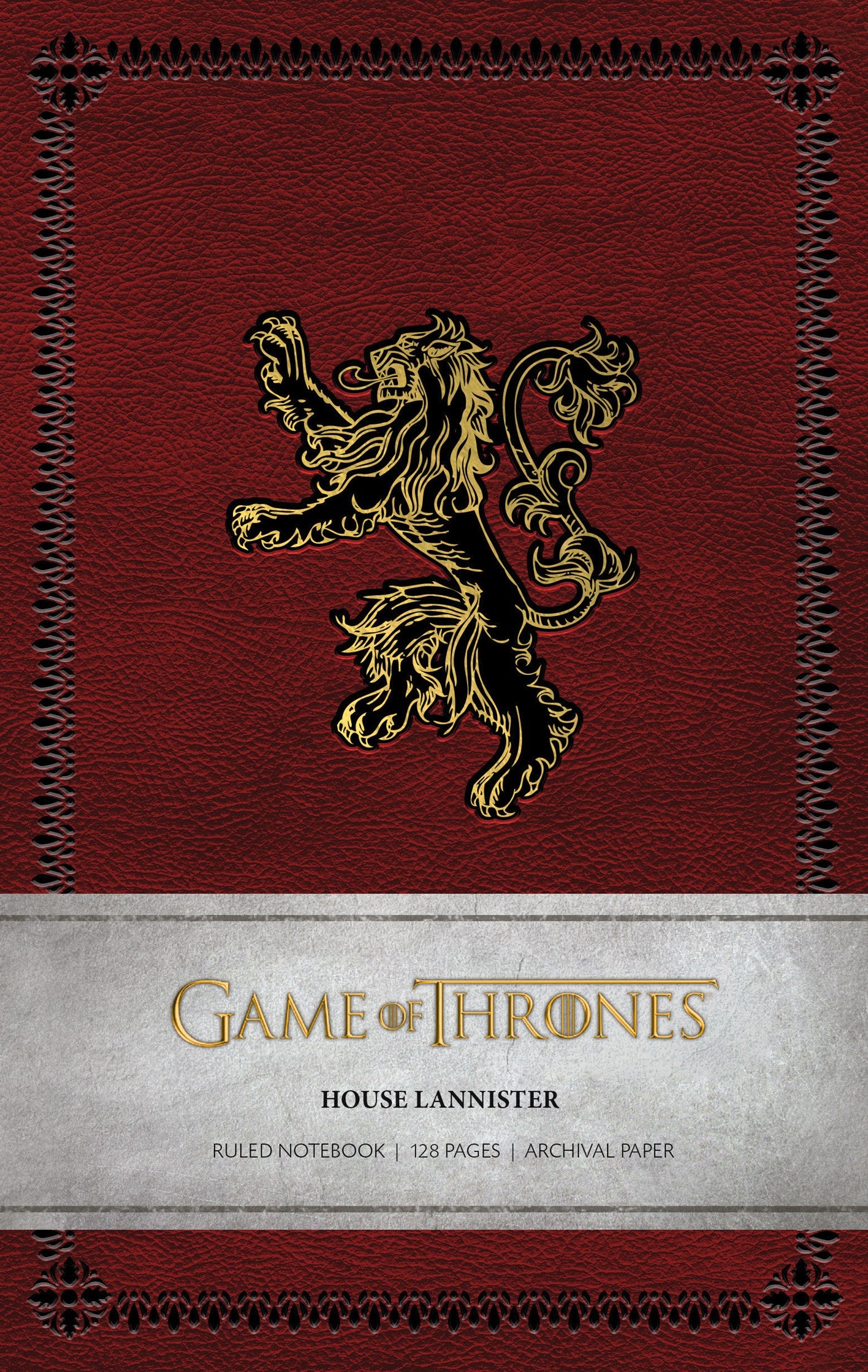Game of Thrones: House Lannister Ruled Notebook
