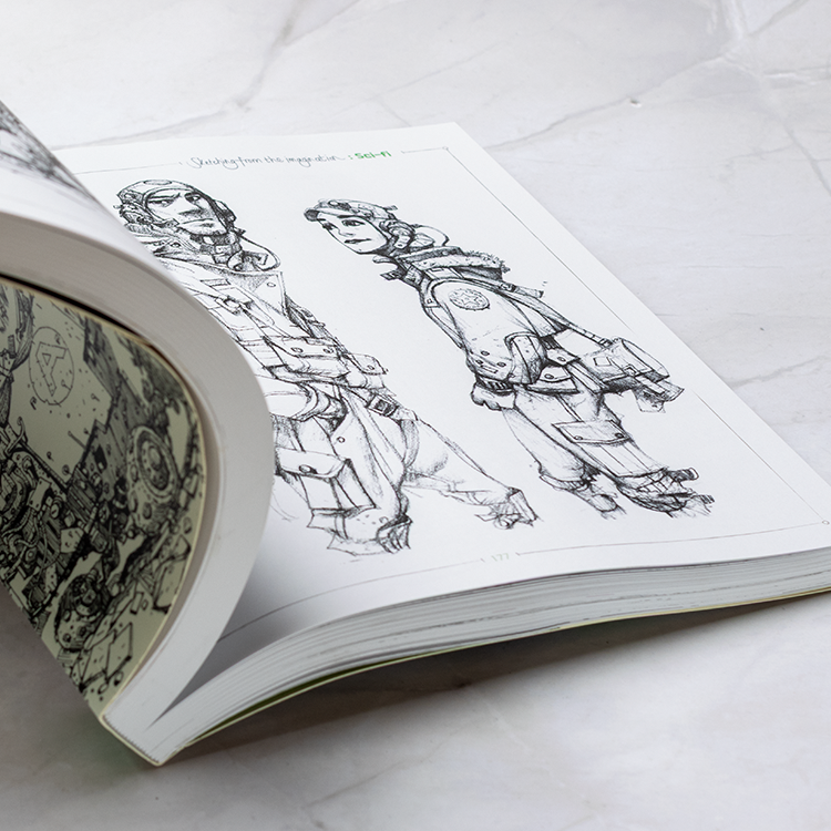 Sketching from the Imagination: Sci-Fi