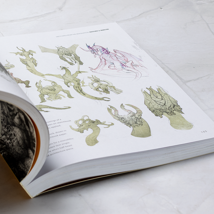 Sketching with Imagination: Creatures & Monsters