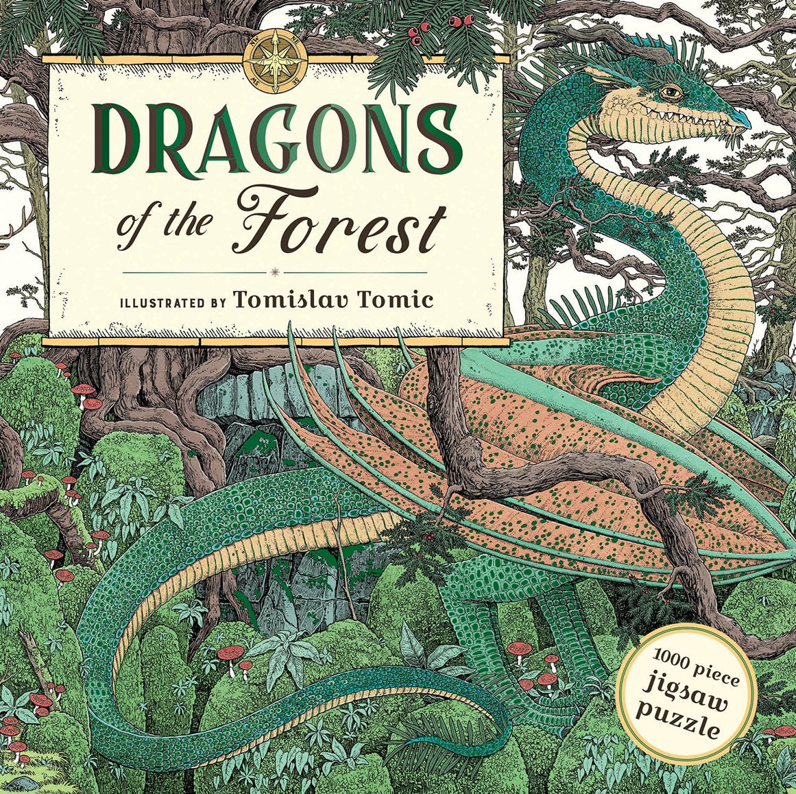 Dragons of the Forest: A 1000 Piece Jigsaw Puzzle