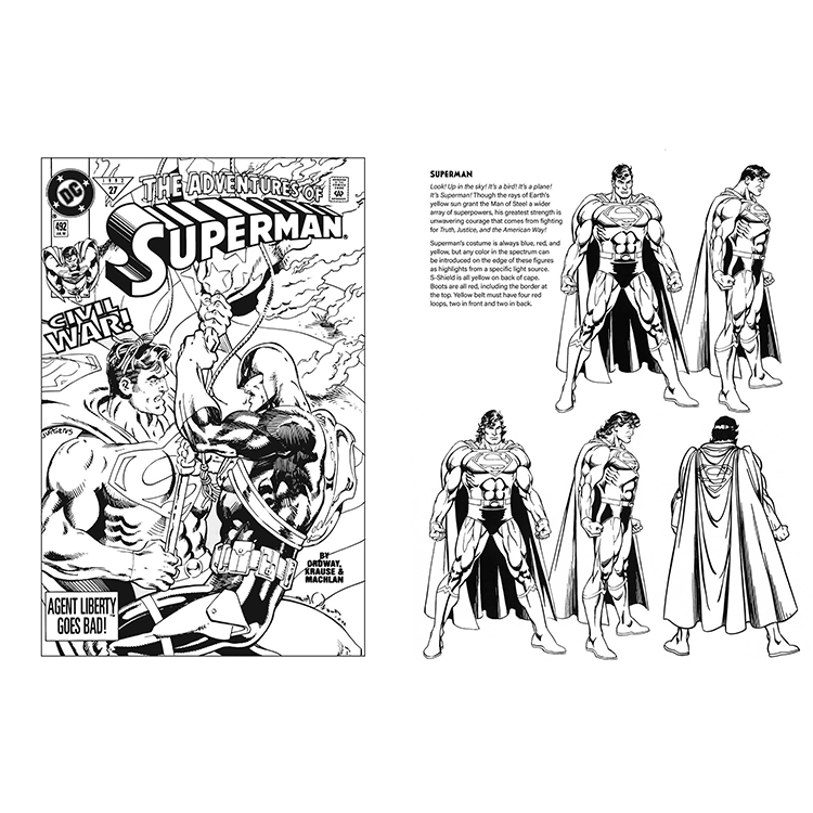 Superman: Ultimate 90s Flashback – Offisiell fargebok