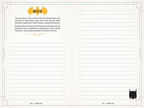 Batman: Fearless – The Official Guided Journal for Embracing Your Inner Superhero