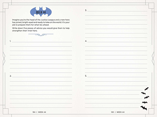 Batman: Fearless – The Official Guided Journal for Embracing Your Inner Superhero