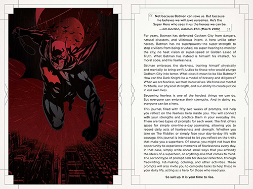 Batman: Fearless – The Official Guided Journal for Embracing Your Inner Superhero