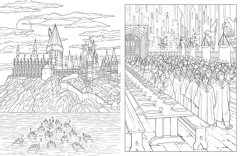 Harry Potter: An Official Hogwarts Coloring Book