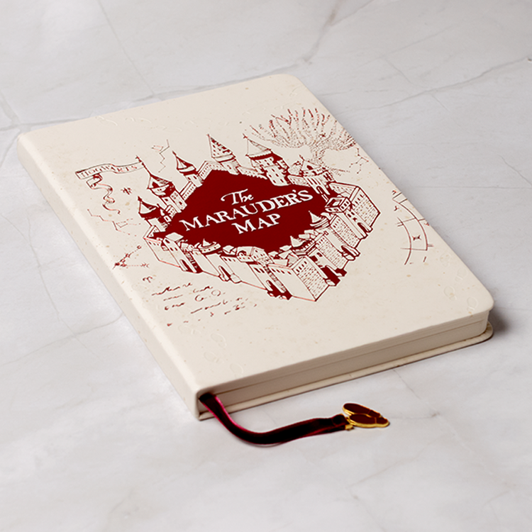 Harry Potter: Marauder’s Map Journal with Ribbon Charm