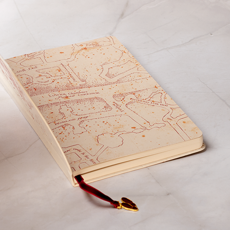 Harry Potter: Marauder’s Map Journal with Ribbon Charm