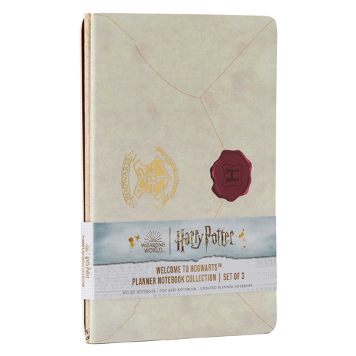 Harry Potter: Welcome to Hogwarts Planner Notebook Collection (Sett av 3)