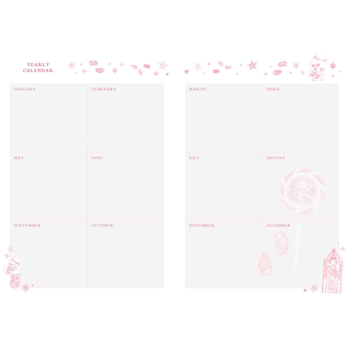 Harry Potter: Honeydukes Planner Notebook Collection (Sett av 3)