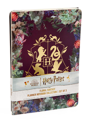 Harry Potter: Floral Fantasy Planner Notebook Collection (Sett av 3)